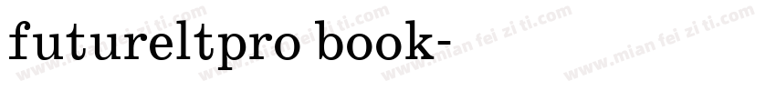 futureltpro book字体转换